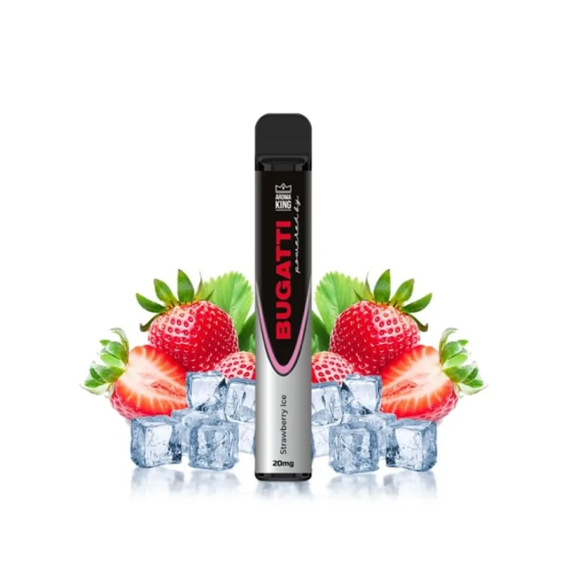 Bugatti 700 puffs Strawberry Ice 20mg - Aroma King Disposable Vape