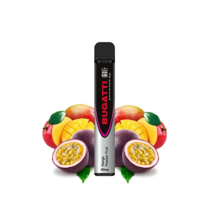 Bugatti 700 puffs Mango Passion Fruit 20mg - Aroma King Disposable Vape