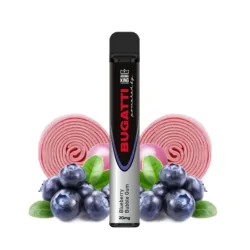 Bugatti 700 puffs Blueberry Bubblegum  20mg - Aroma King Disposable Vape