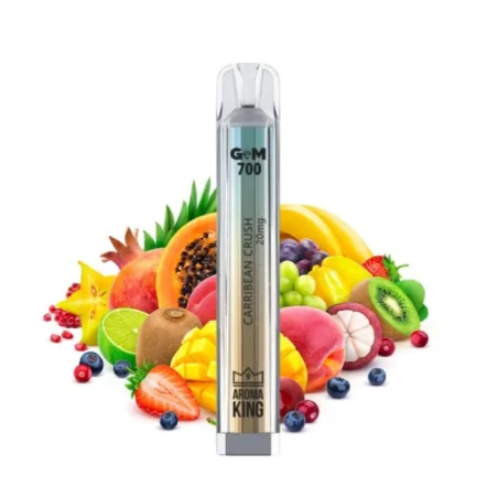 Puff Gem 700 puffs Caribbean Crush 20mg - Aroma King Disposable Vape