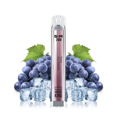 Puff Gem 700 puffs Grape Ice 20mg - Aroma King Disposable Vape