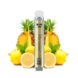 Puff Gem 700 puffs Pineapple Lemon 20mg - Aroma King Disposable Vape