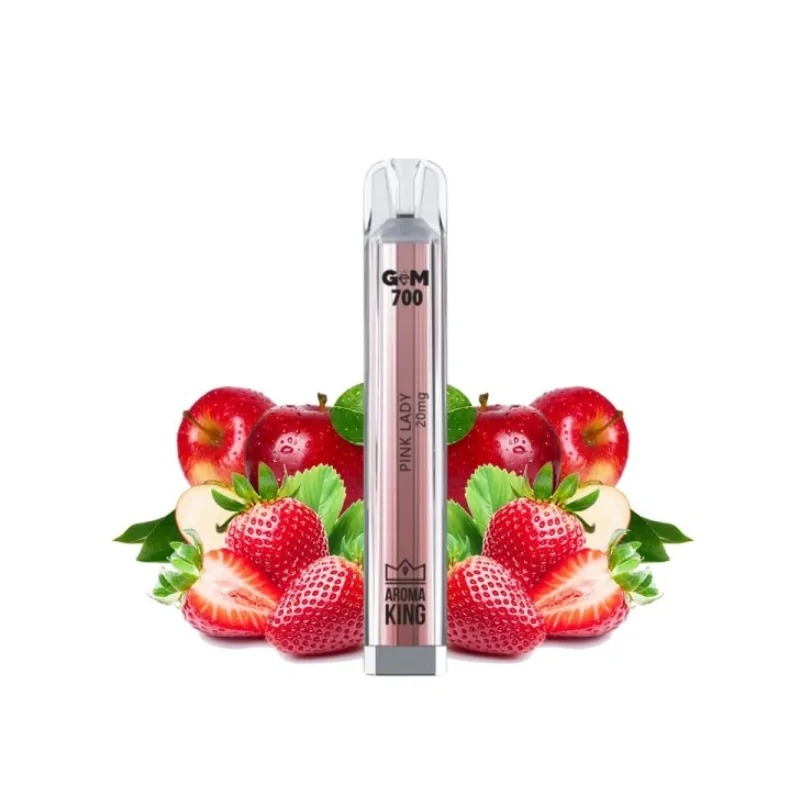 Puff Gem 700 puffs Pink Lady 20mg - Aroma King Disposable Vape