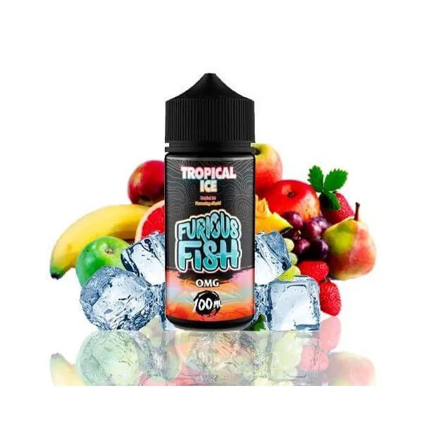 Furious Fish Tropical Ice 100ml 0 mg E-liquid