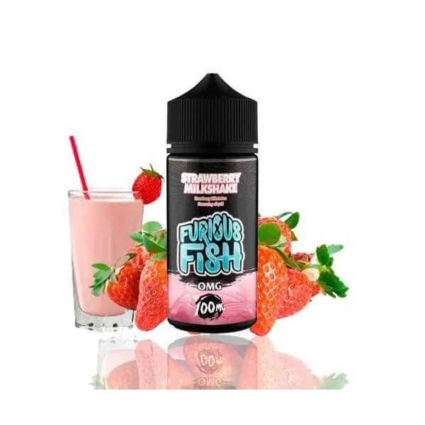 Furious Fish Strawberry Milkshake 100ml 0 mg