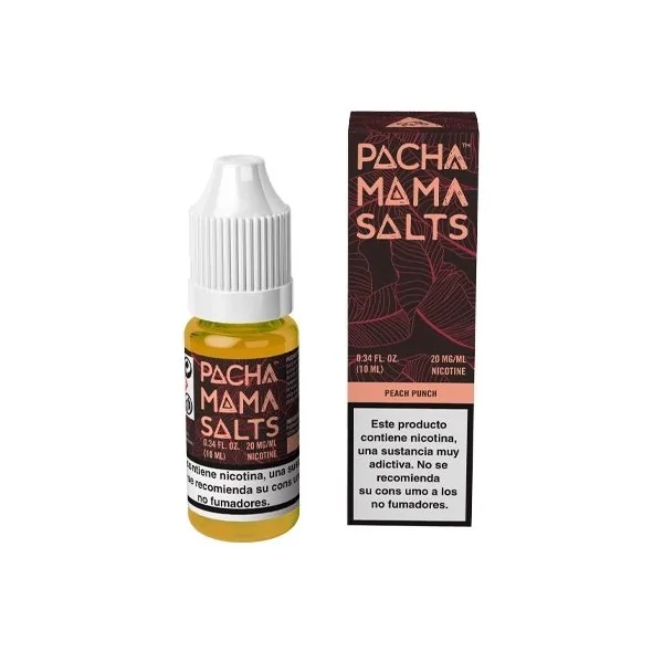 Pachamama Nicsalt Peach Punch 20 mg 10ml e-liquid