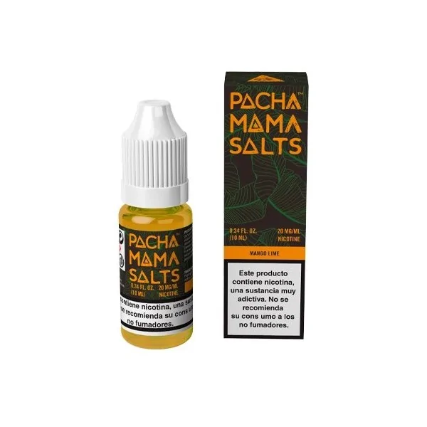 Pachamama Nicsalt Mango Lime 20 mg 10ml e-liquid