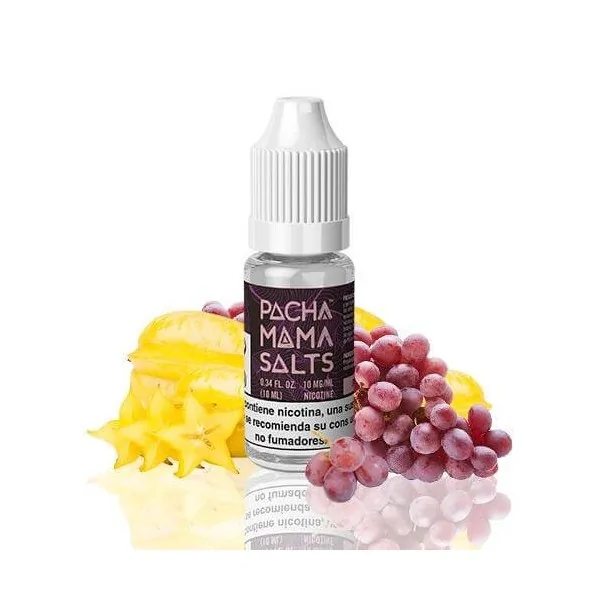 Pachamama Nicsalt Starfruit Grape 20mg 10ml e-liquid