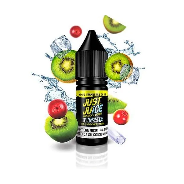 Just Juice Nic Salt Kiwi & Cranberry On Ice 10ml 5 mg e-liquid