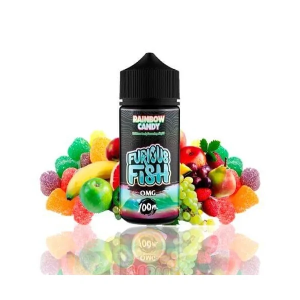 Furious Fish Rainbow Candy 100ml 0 mg e-liquid