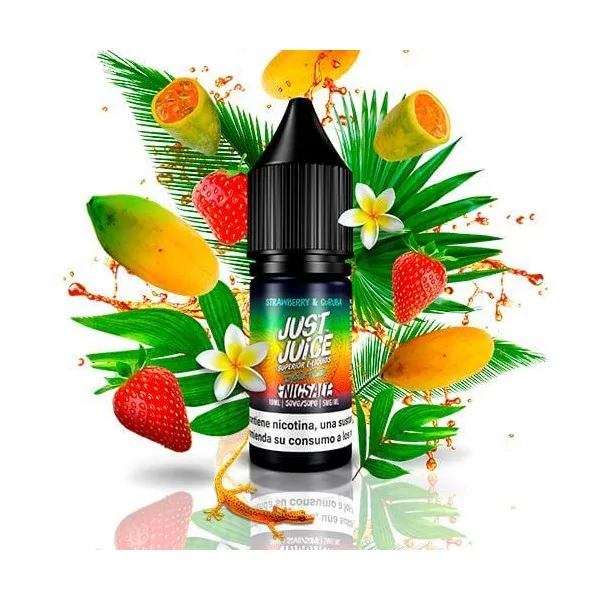 Just Juice Nic Salt Exotic Fruits Strawberry & Curuba 10ml 5 mg e-liquid