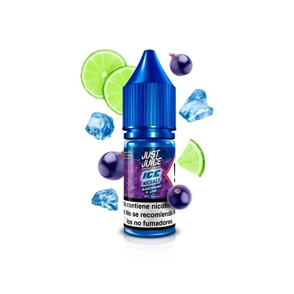 Just Juice Ice Nic Salt Blackcurrant Lime 10ml 11 mg e-liquid