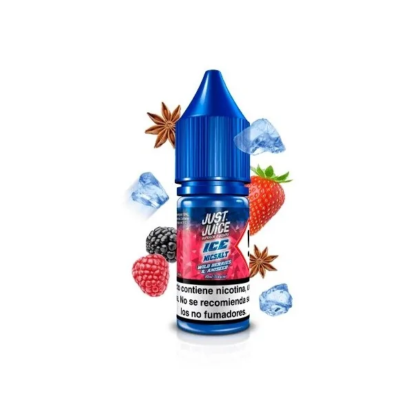 Just Juice Ice Nic Salt Wild Berries Aniseed 10ml 11 mg e-liquid