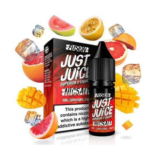 Just Juice Nic Salt Fusion Blood Orange Mango On Ice 10ml 5 mg e-liquid