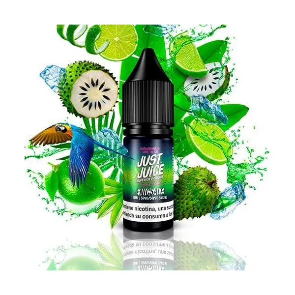 Just Juice Nic Salt Exotic Fruits Guanabana & Lime On Ice 10ml 20 mg e-liquid