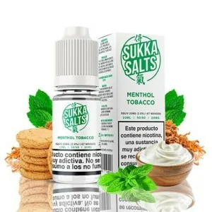 Sukka Salts Tobacco Menthol 10ml 10 mg Nicsalt e-liquid