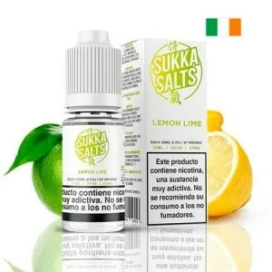 Sukka Salts Lemon Lime 10ml 10 mg Nicsalt e-liquid