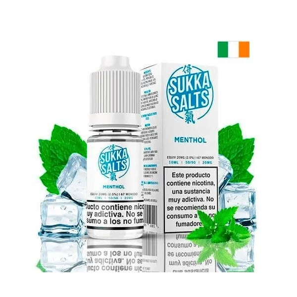 Sukka Salts Menthol 10ml 20 mg Nicsalt e-liquid