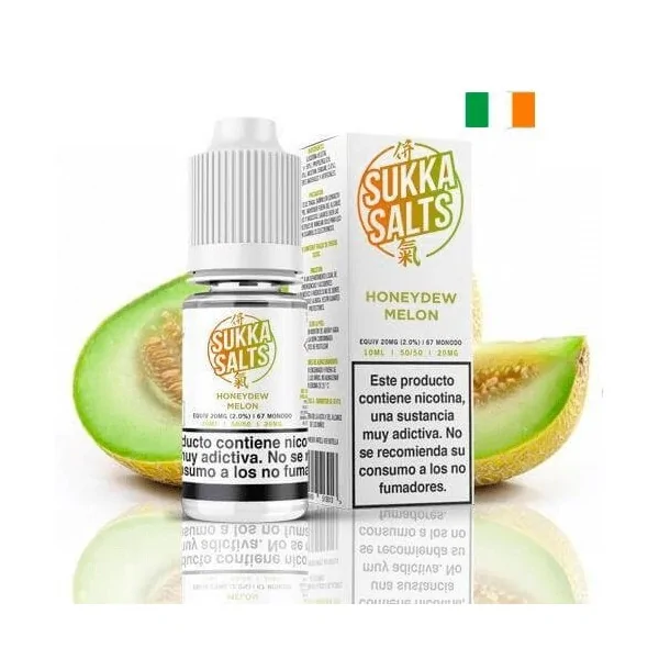 Sukka Salts Honeydew Melon 10ml 10 mg Nicsalt e-liquid