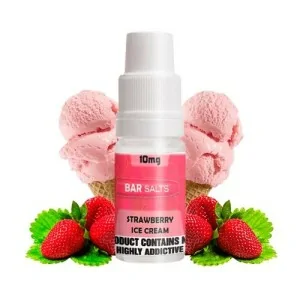 Bar Nic Salts Strawberry Ice Cream 10ml 10 mg e-liquid