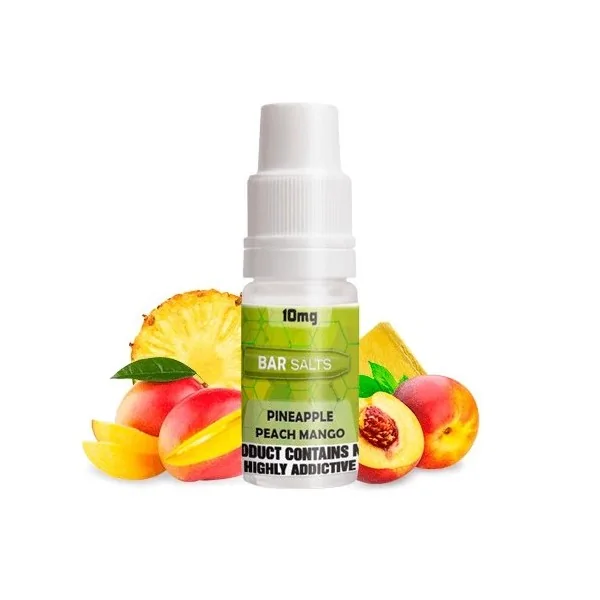 Bar Nic Salts Pineapple Peach Mango 10ml 10 mg e-liquid