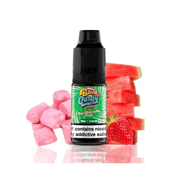 Burst My Candy Nic Salt Sour Watermelon Candy 10ml 5 mg e-liquid