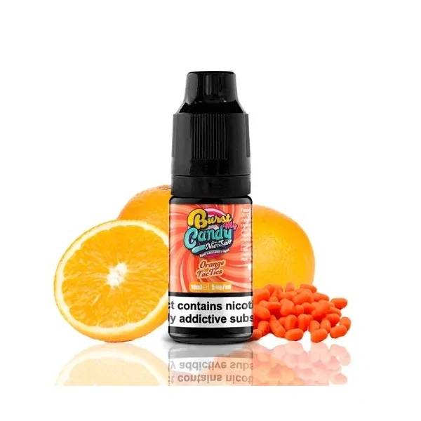 Burst My Candy Nic Salt Orange Tac Tics 10ml 5 mg e-liquid