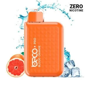 Vaptio Beco Pro Disposable Vape Blood Orange 12ml ZERO NICOTINE 6000 puffs