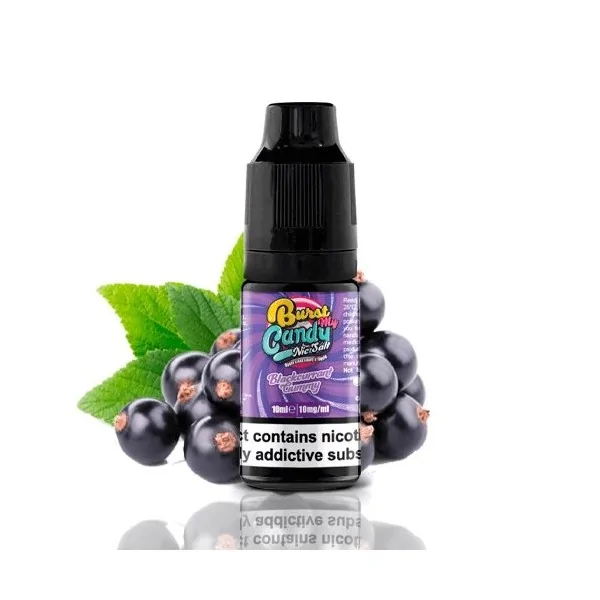 Burst My Candy Nic Salt Blackcurrant Gummy 10ml 5 mg e-liquid