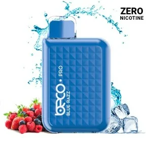 Vaptio Beco Pro Disposable Vape Blue Razz 12ml ZERO NICOTINE 6000 Puffs