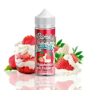 Ramsey E-Liquids Treats Strawberries & Cream 100ml 0 mg