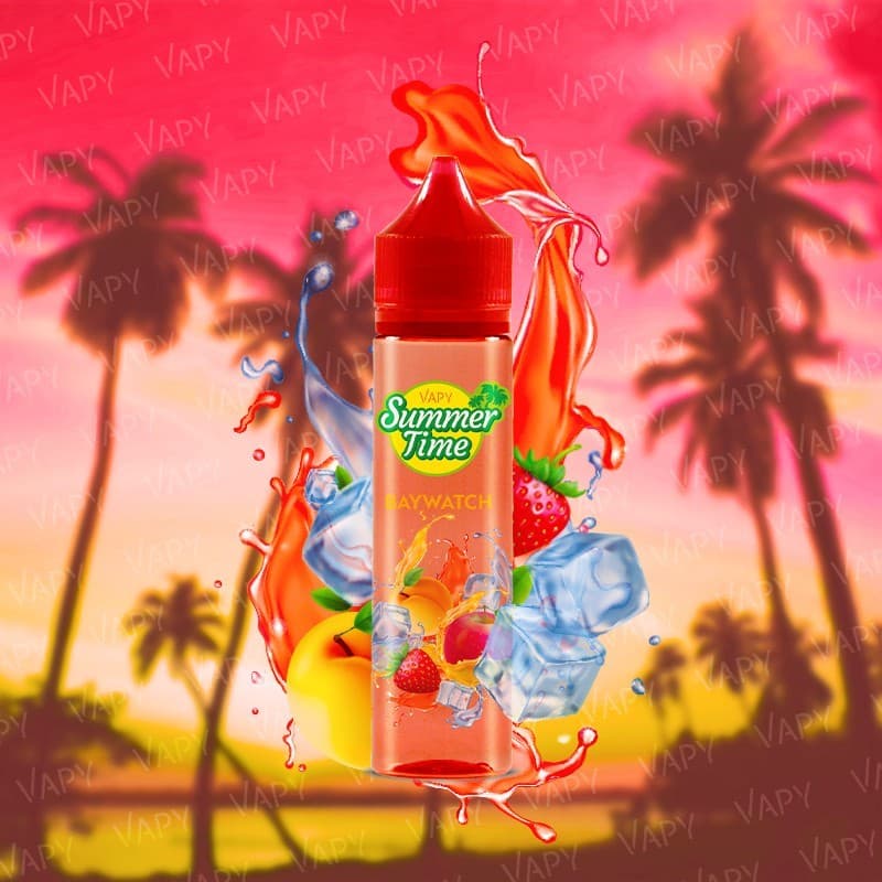 VAPY SUMMER TIME Prefilled Baywatch 60ml 3mg 50/50 E-liquid Expired On 05.07.25.