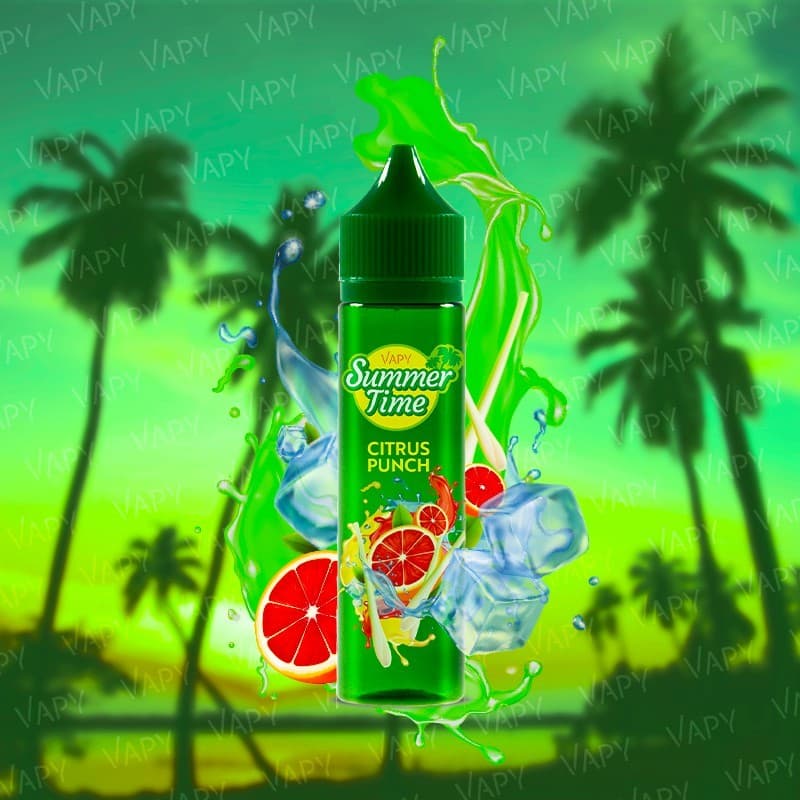 VAPY SUMMER TIME Prefilled Citrus Punch 60ml 6mg 50/50 E-liquid Expired On 05.07.25.