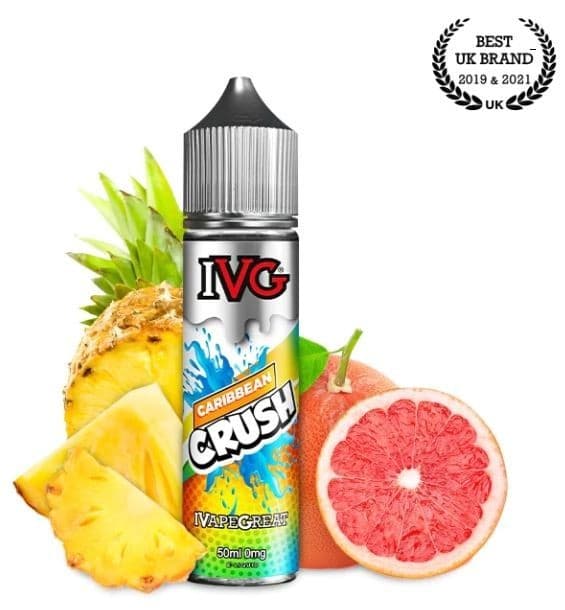 IVG Prefilled 60ml 20mg Nic Salt CARIBBEAN CRUSH 50/50 E-liquid