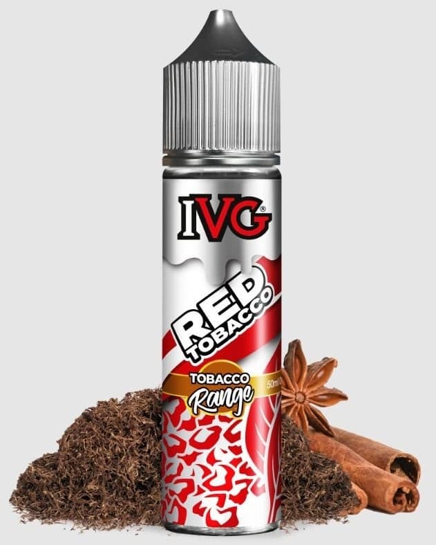 Ivg Red Tobacco 50ml 0mg (shortfill) 70/30 e-liquid