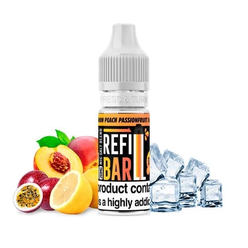 Lemon Peach Passionfruit Ice - Refill bar Salts 10 ml 20 mg