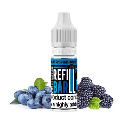Blue Sour Raspberry - Refill Bar Salts 10 ml 20 mg