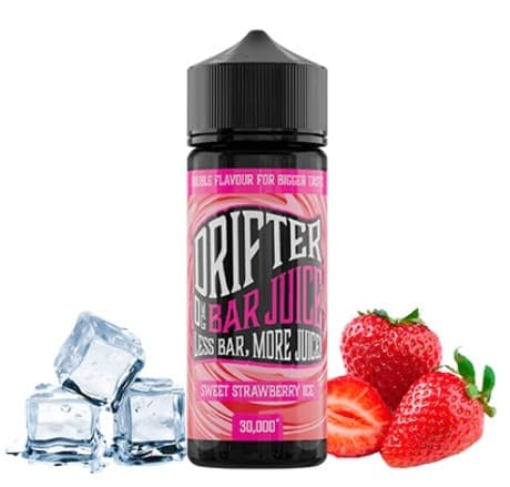 Prefilled Juice sauz drifter bar Sweet Strawberry Ice 3 mg 60/40 120 ml nikotínový e-liquid