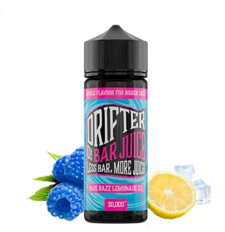 Prefilled Juice Sauz Drifter Bar Blue Razz Lemonade Ice 3mg 60/40 120ml Nicotine E-liquid