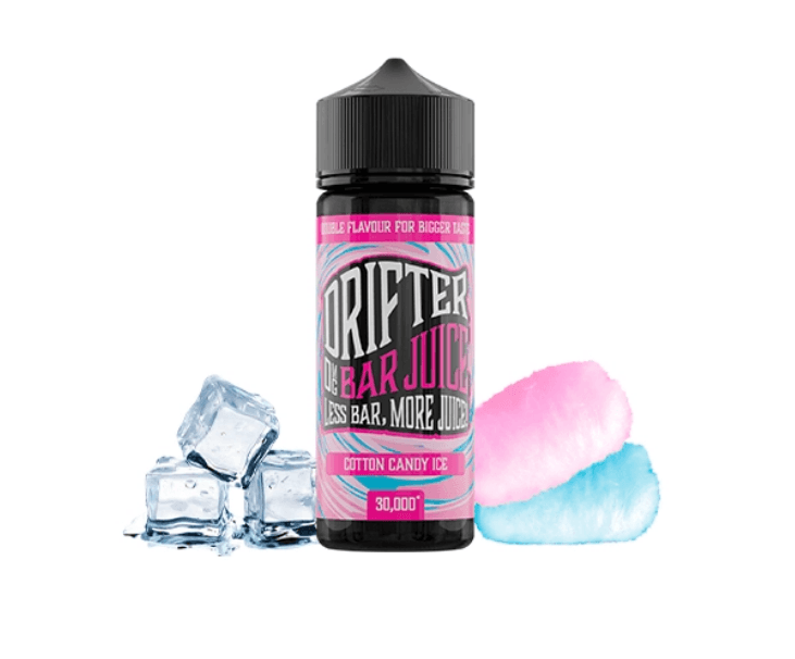 Juice Sauz Drifter Bar Cotton Candy Ice 6 mg 60/40 120 ml előre töltött nikotinos e-liquid