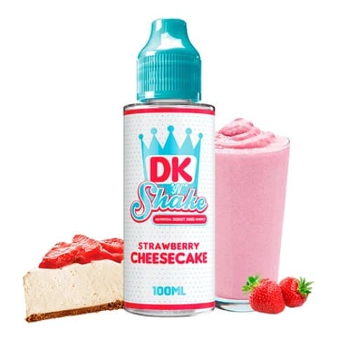 Donut King Shakes Strawberry Cheescake 100ml 0mg E-liquid