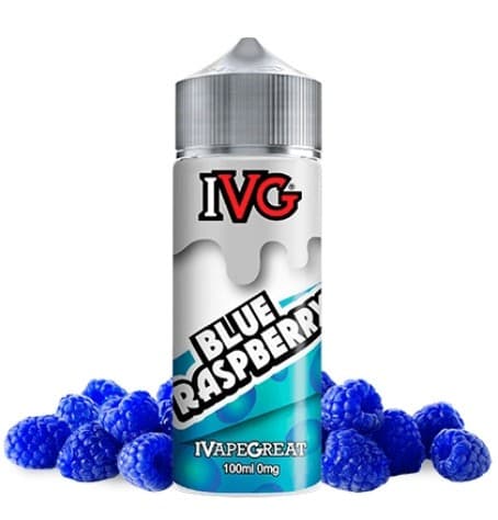 IVG Blue Raspberry 0 mg 100 ml E Liquid