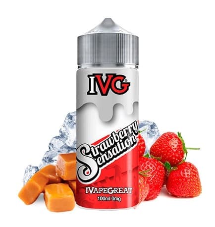Ivg Strawberry Sensations 0 mg 100 ml E skystis