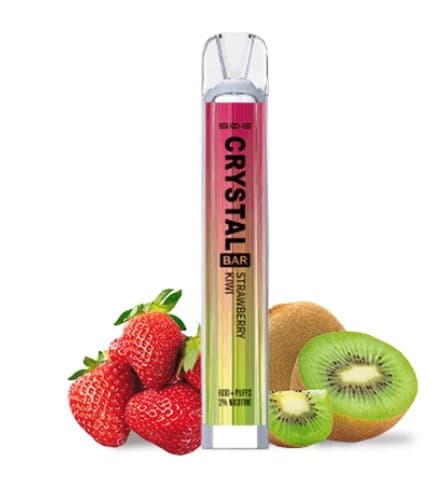Crystal Bar Strawberry Kiwi Disposable Vape Mesh 20mg 600puffs