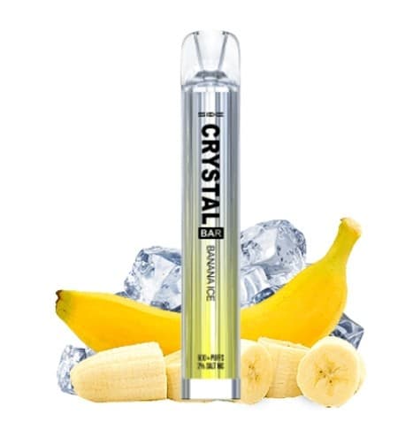 Crystal Bar Banana Ice Disposable Vape Mesh 20mg 600puffs