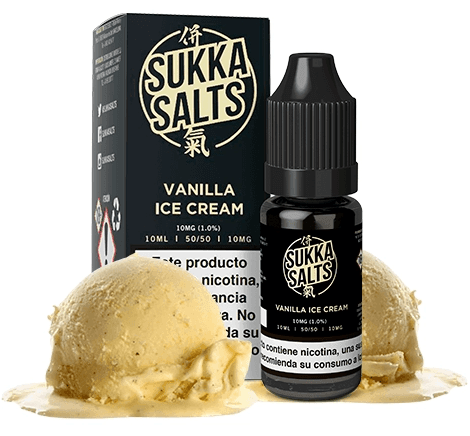 Sukka Black NicSalt Salts Vanilla Ice Cream 20mg 10ml E liquid