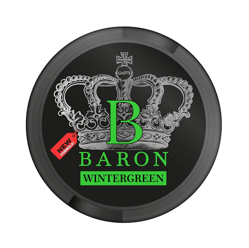 BARON Wintergreen 50mg Nicotine Pouches