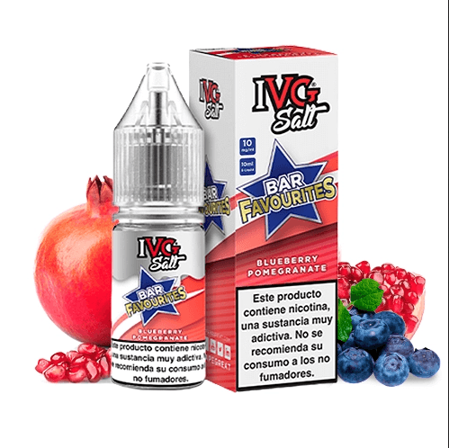 IVG NicSalt Blueberry Pomegranate 10 ml 10 mg 50/50 e-liquid
