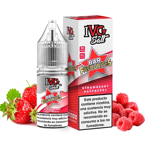 IVG NicSalt Strawberry Raspberry 10 ml 10 mg 50/50 e-liquid