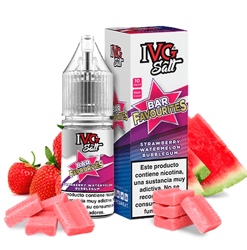 Ivg NicSalt Strawberry Watermelon Bubblegum 10 ml 20 mg 50/50 e-liquid